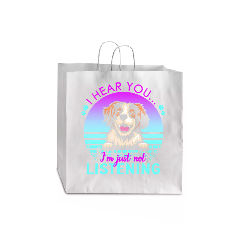 Brittany T  Shirt I Hear You I'm Just Not Listening Brittany Lover T Jumbo Paper Bag - 18 X 7 X 18 3/4 | Artistshot