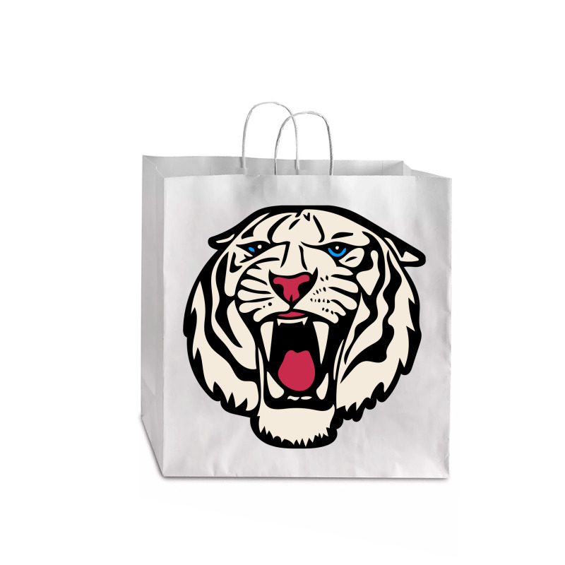 White Tiger Roar   White Tiger Jumbo Paper Bag - 18 X 7 X 18 3/4 | Artistshot