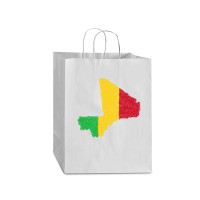 Mali Map Flag Drawing Line Art Mart Paper Bag -13 X 7 X 17 | Artistshot