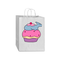 Hadrosaurus And Giant Cupcake Mart Paper Bag -13 X 7 X 17 | Artistshot