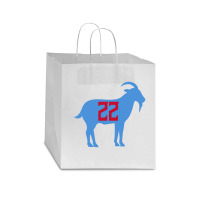 Tennesse  Titans Derrick Henry Goat 22 Star Paper Bag - 13 X 7 X 13 | Artistshot