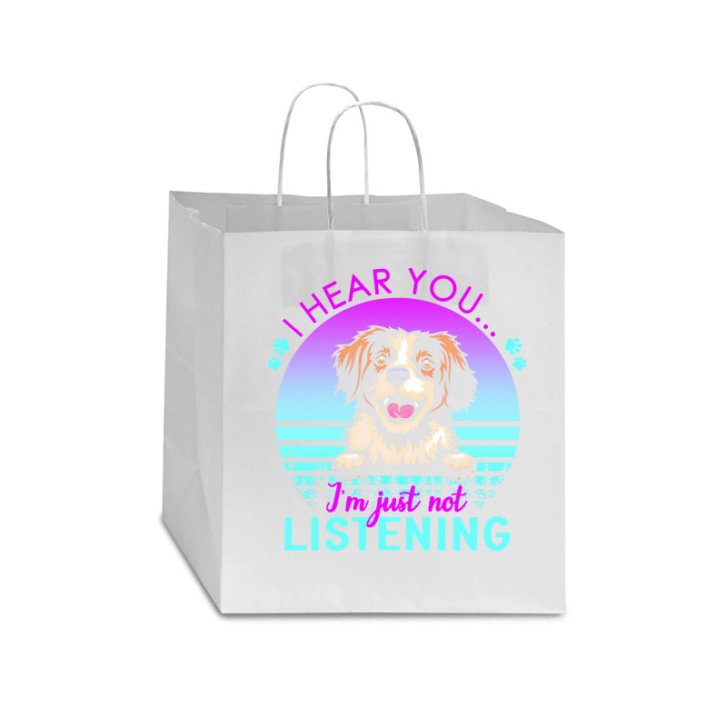 Brittany T  Shirt I Hear You I'm Just Not Listening Brittany Lover T Star Paper Bag - 13 X 7 X 13 | Artistshot