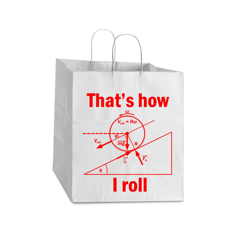 Funny Science Take Out Paper Bag - 14 X 10 X 15 1/2 | Artistshot