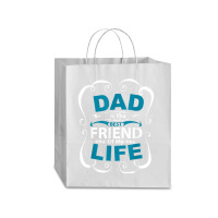 Dad Is The Best Friend Of My Life Father Son Daughter T Shirt Traveler Paper Bag -13 X 6 X 15 3/4 | Artistshot