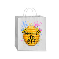 He Or She Mommy To Bee Gender Reveal Bee Lovers T Shirt Traveler Paper Bag -13 X 6 X 15 3/4 | Artistshot