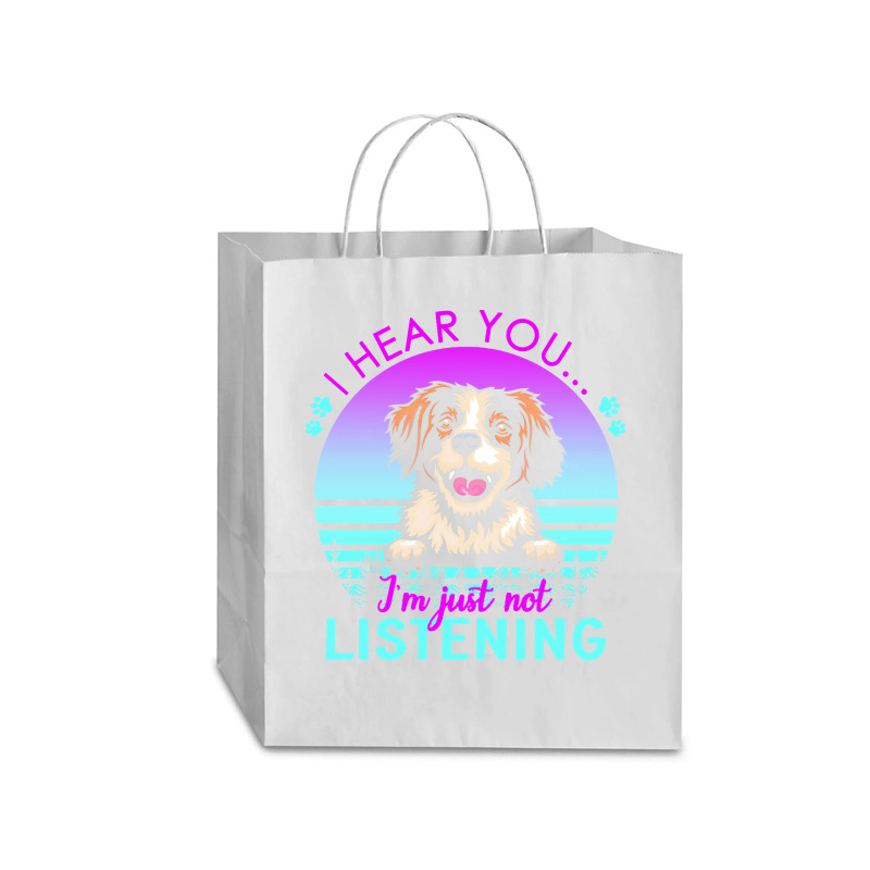 Brittany T  Shirt I Hear You I'm Just Not Listening Brittany Lover T Traveler Paper Bag -13 X 6 X 15 3/4 | Artistshot