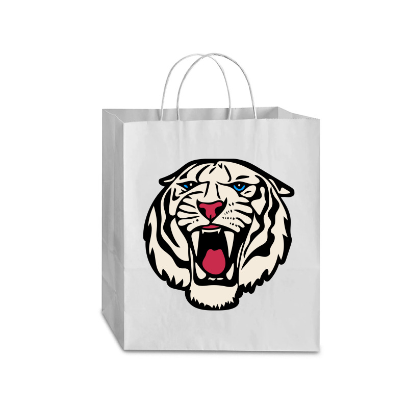 White Tiger Roar   White Tiger Traveler Paper Bag -13 X 6 X 15 3/4 | Artistshot