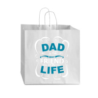 Dad Is The Best Friend Of My Life Father Son Daughter T Shirt Vogue Paper Bag - 16 X 6 X 12 | Artistshot