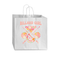 Billiard T  Shirt Billiard Pool Player Billard 8  Ball T  Shirt Vogue Paper Bag - 16 X 6 X 12 | Artistshot