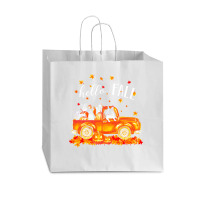 Hello Fall Frenchie In Car Autunm T  Shirt Frenchie Hello Fall   Frenc Vogue Paper Bag - 16 X 6 X 12 | Artistshot