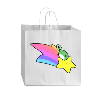 Rainbow Shooting Star Tadpole Vogue Paper Bag - 16 X 6 X 12 | Artistshot