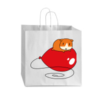 Red Balloon And Guinea Pig Vogue Paper Bag - 16 X 6 X 12 | Artistshot