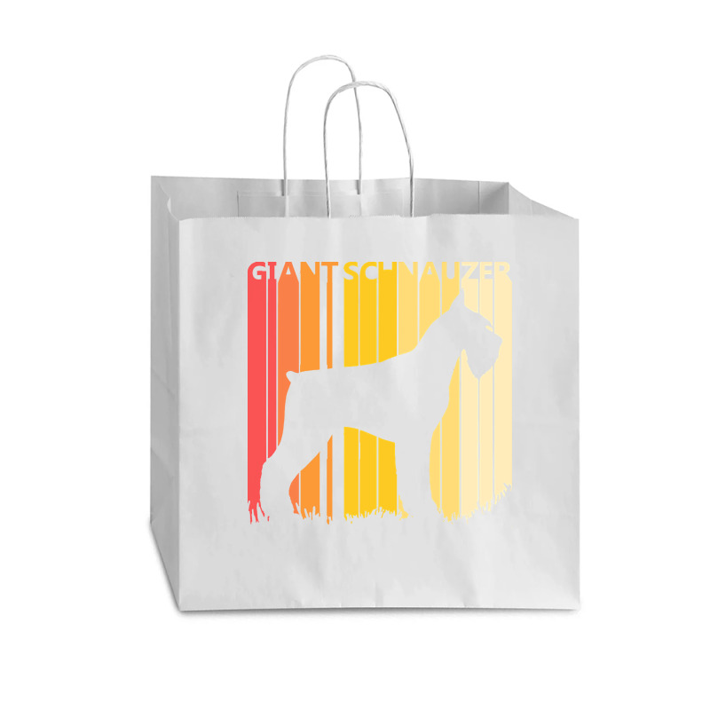 Giant Schnauzer T  Shirt Vintage Giant Schnauzer Dog T  Shirt Vogue Paper Bag - 16 X 6 X 12 | Artistshot