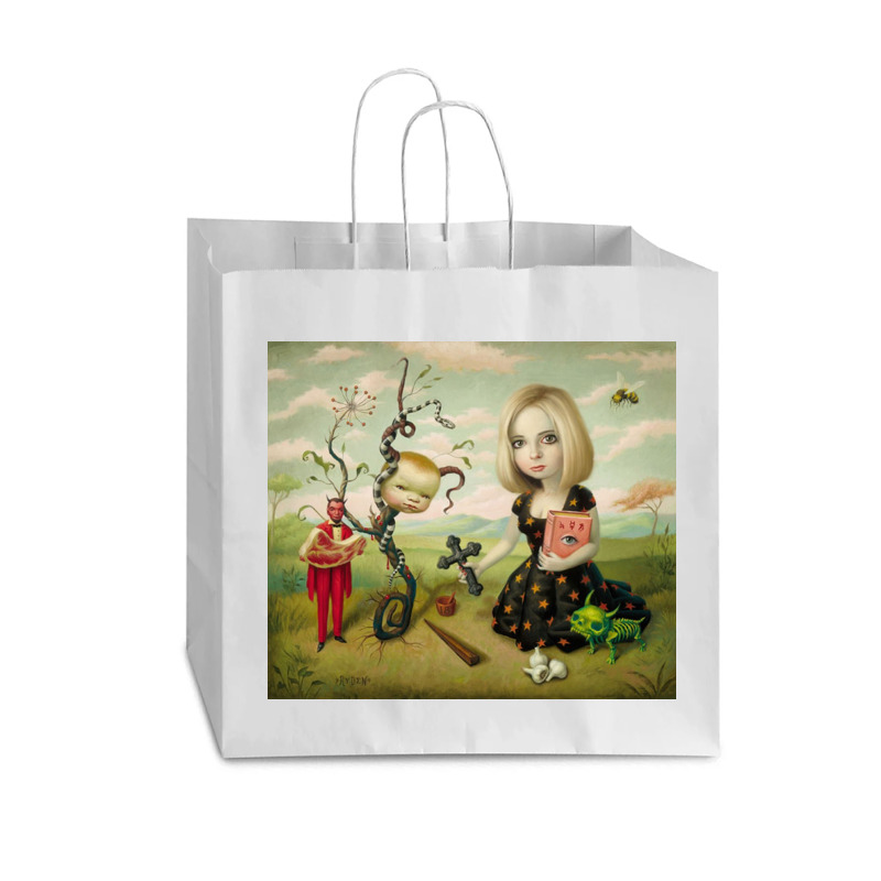 Mark Ryden - The Ghost Of Anton Chigurh Vogue Paper Bag - 16 X 6 X 12 | Artistshot