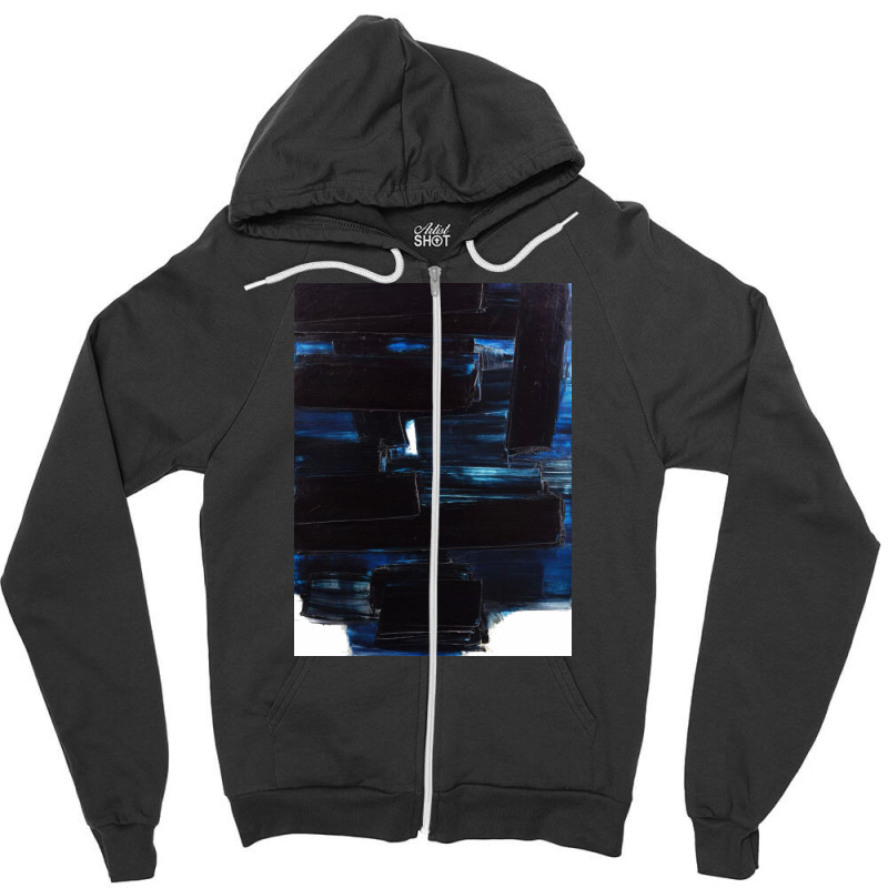 Soulages 361 1 Zipper Hoodie by shafermichelle | Artistshot