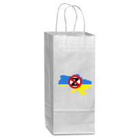 Support Stop War Wine Paper Bag - 5 1/2 X 3 1/4 X 13 | Artistshot