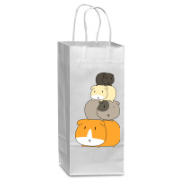 Guinea Pig Stack Wine Paper Bag - 5 1/2 X 3 1/4 X 13 | Artistshot