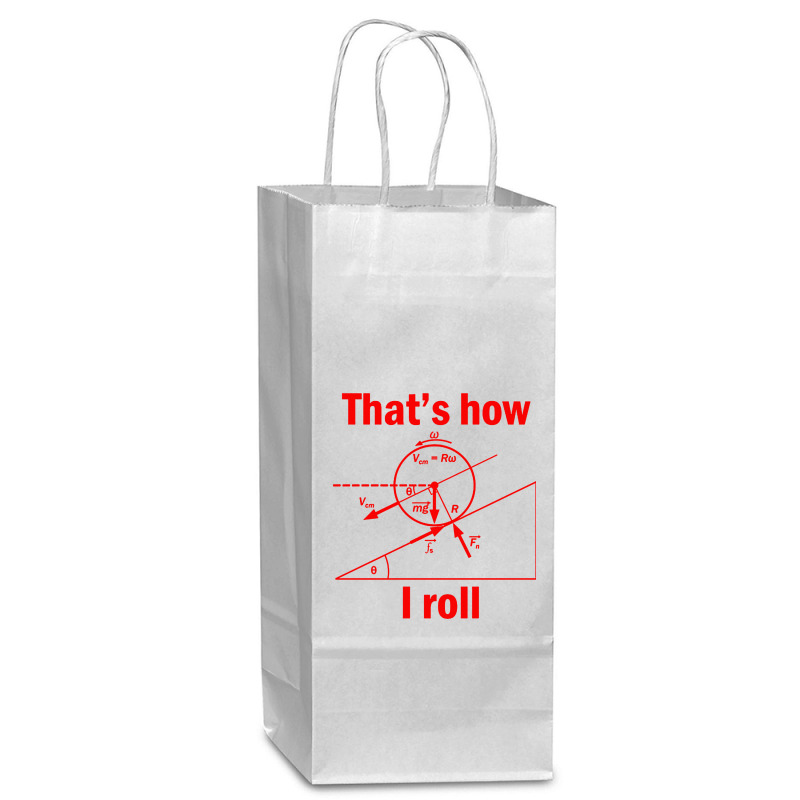 Funny Science Wine Paper Bag - 5 1/2 X 3 1/4 X 13 | Artistshot