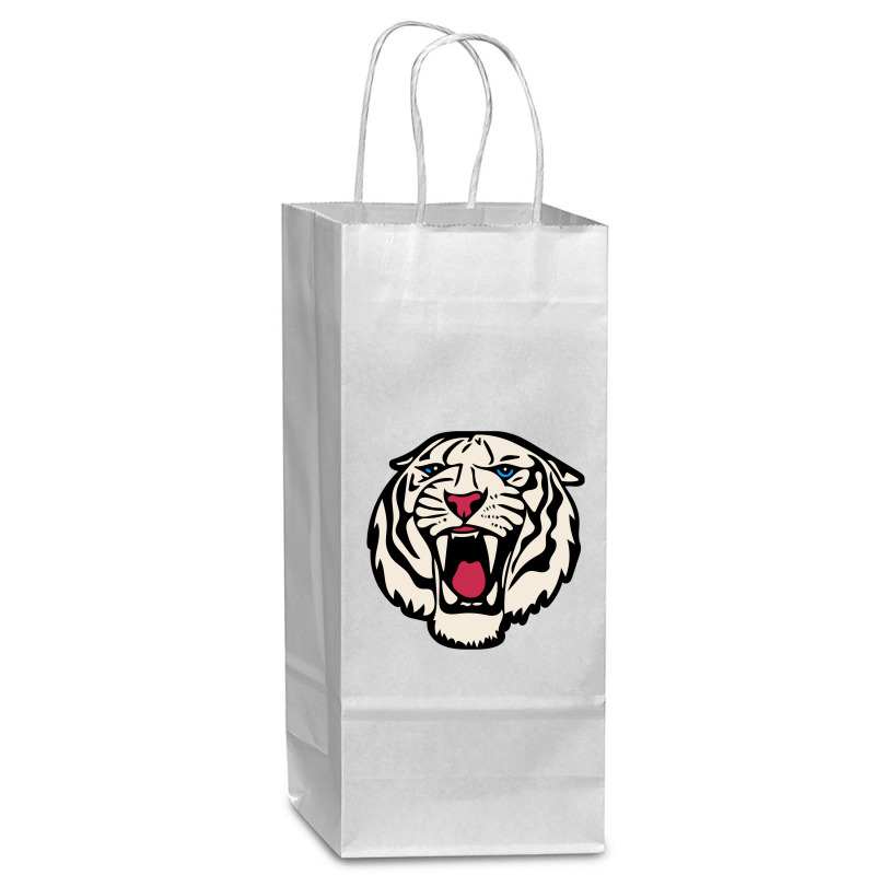 White Tiger Roar   White Tiger Wine Paper Bag - 5 1/2 X 3 1/4 X 13 | Artistshot