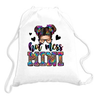 Mess Mini Messy Bun Drawstring Bags | Artistshot