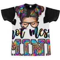 Mess Mini Messy Bun Graphic T-shirt | Artistshot