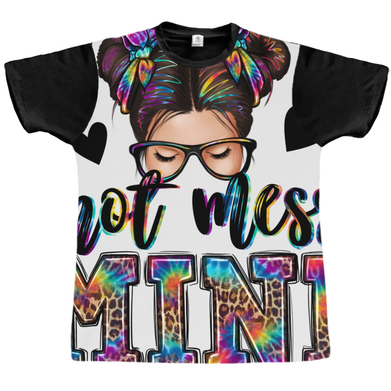 Mess Mini Messy Bun Graphic T-shirt | Artistshot