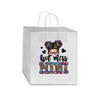 Mess Mini Messy Bun Star Paper Bag - 13 X 7 X 13 | Artistshot