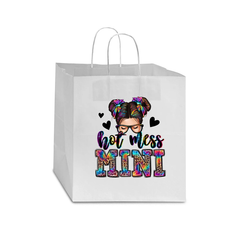 Mess Mini Messy Bun Star Paper Bag - 13 X 7 X 13 | Artistshot