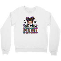 Mess Mini Messy Bun Crewneck Sweatshirt | Artistshot