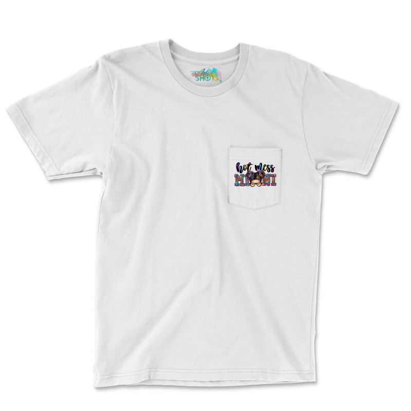 Mess Mini Messy Bun Pocket T-shirt | Artistshot