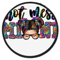 Mess Mini Messy Bun Round Patch | Artistshot