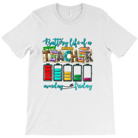 Battery Life Of A Teacher Monday Friday T-shirt | Artistshot