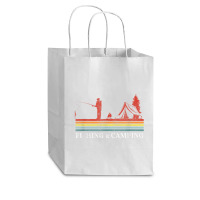 Fisherman Gear Campfire Fish Camping And Fishing Cub Paper Bag - 8 X 4 1/2 X 10 1/4 | Artistshot