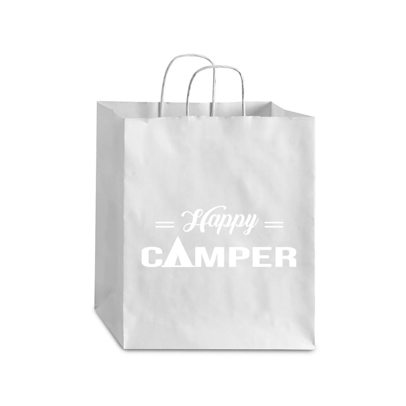 Happy Camper Debie Paper Bag - 10 X 5 X 13 | Artistshot