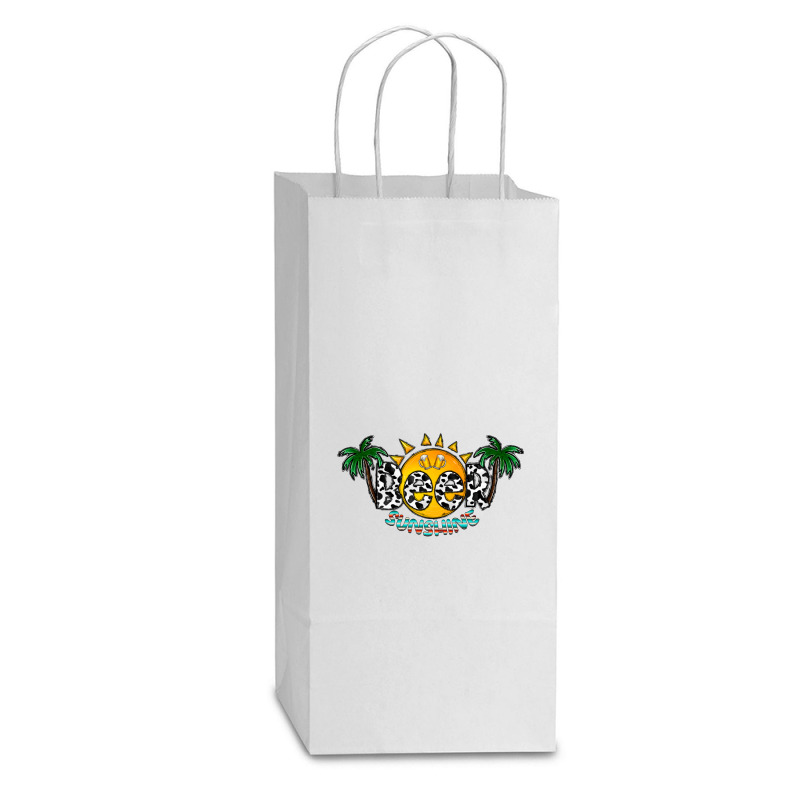 Beer Sunshine Double Wine Paper Bag - 6 1/2 X 3 1/2 X 12 3/8 | Artistshot