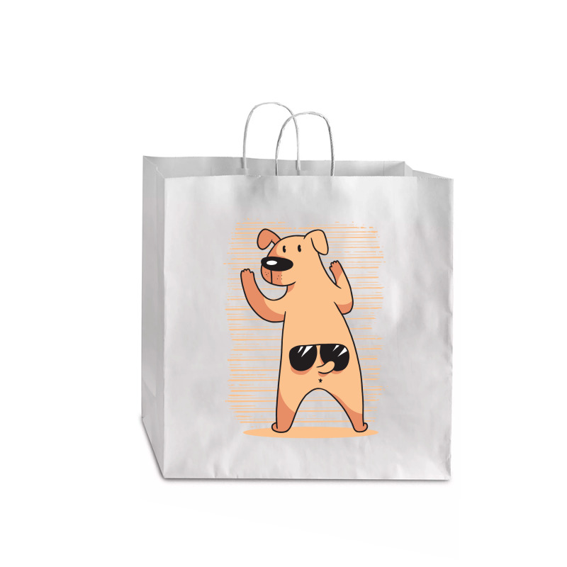 Dog Tail Glasses Jumbo Paper Bag - 18 X 7 X 18 3/4 | Artistshot