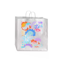 Flowers Illustration T  Shirt Sunshine Blossoms Jumbo Paper Bag - 18 X 7 X 18 3/4 | Artistshot