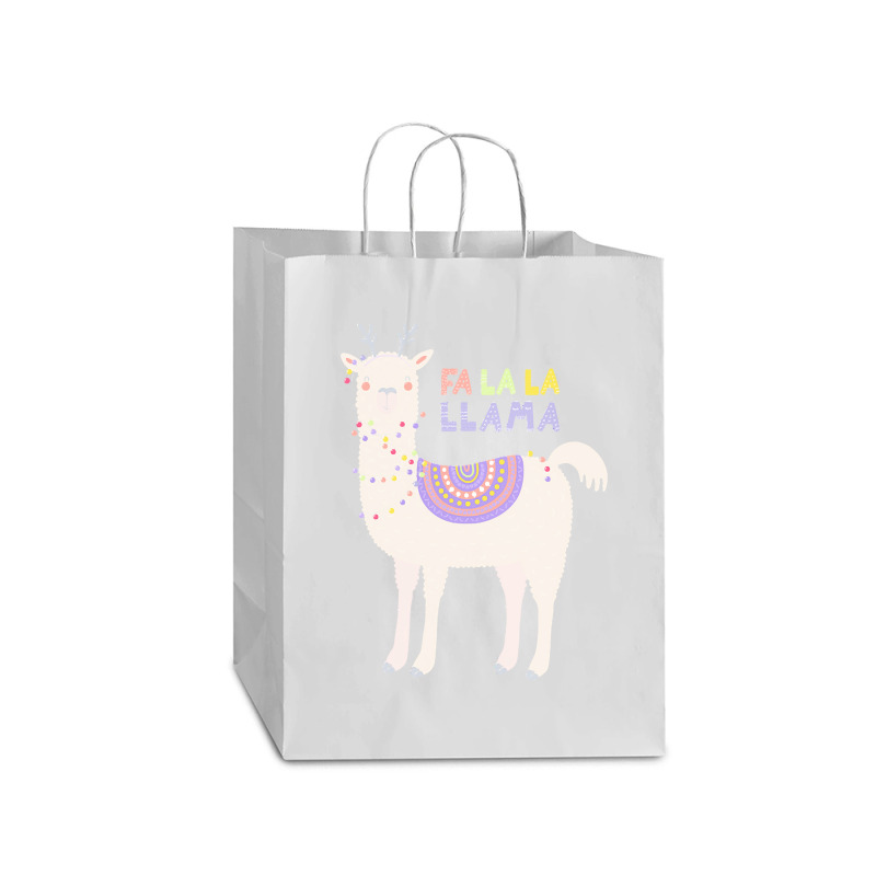 Llama T  Shirt Fa La La L L A M A T  Shirt Mart Paper Bag -13 X 7 X 17 | Artistshot