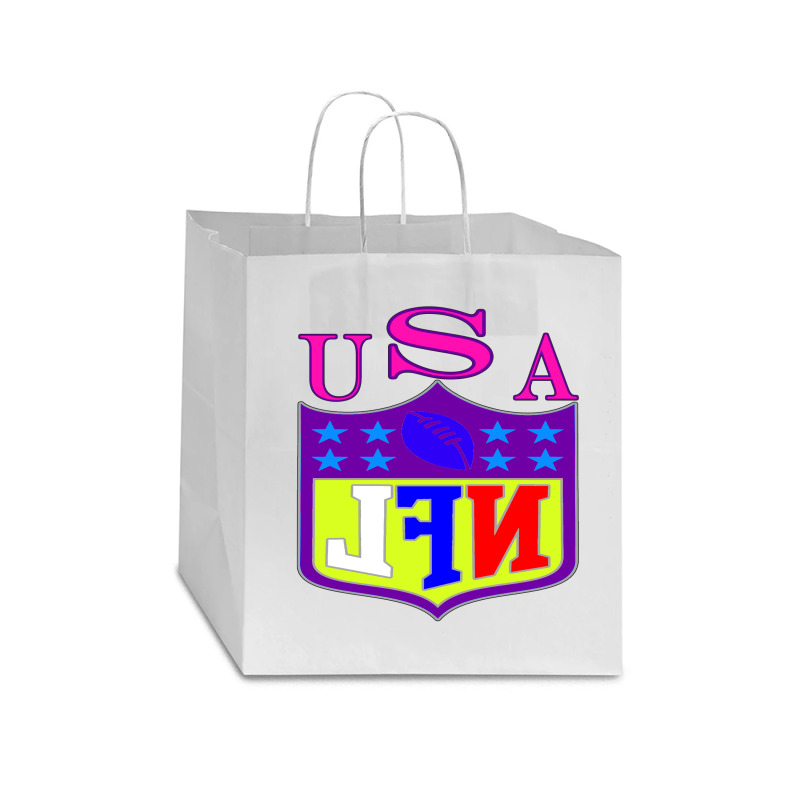 Usa Star Paper Bag - 13 X 7 X 13 | Artistshot