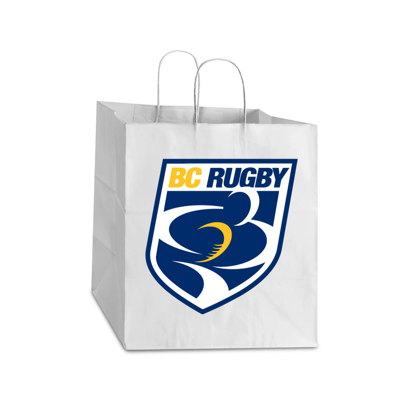 Bc Rugby Take Out Paper Bag - 14 X 10 X 15 1/2 | Artistshot