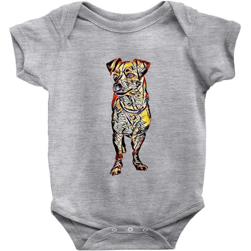 A Cute Little Chihuahua Crossard Baby Bodysuit by Kemnabi | Artistshot