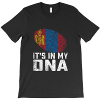 Distressed It's In My Dna Mongolia Flag Men Women Kids Premium T-shirt | Artistshot