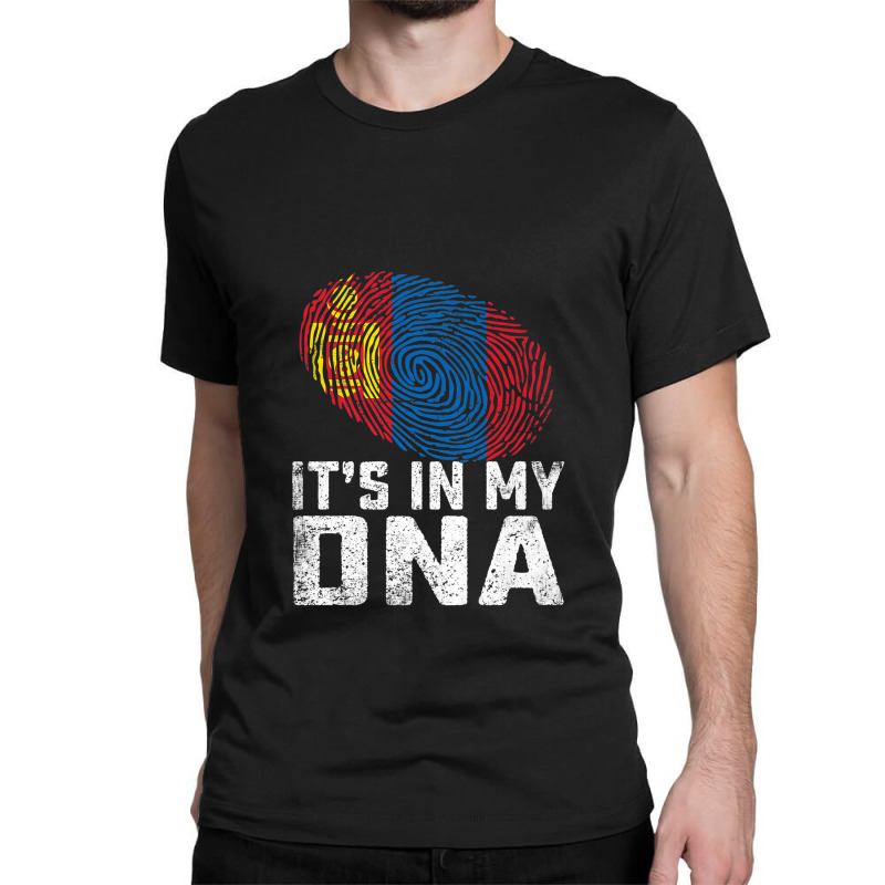 Distressed It's In My Dna Mongolia Flag Men Women Kids Premium Classic T-shirt by Tiktify | Artistshot