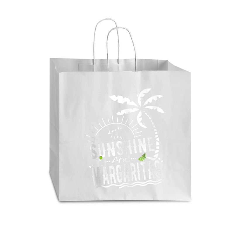 Sunshine And Margaritas Summer Vacation Vogue Paper Bag - 16 X 6 X 12 | Artistshot