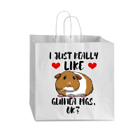 Cute Guinea Pigs Wildlife Nature Animal Vogue Paper Bag - 16 X 6 X 12 | Artistshot