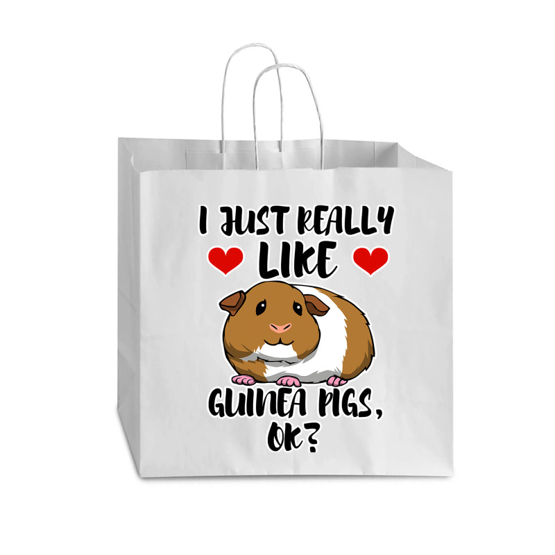 Cute Guinea Pigs Wildlife Nature Animal Vogue Paper Bag - 16 X 6 X 12 | Artistshot