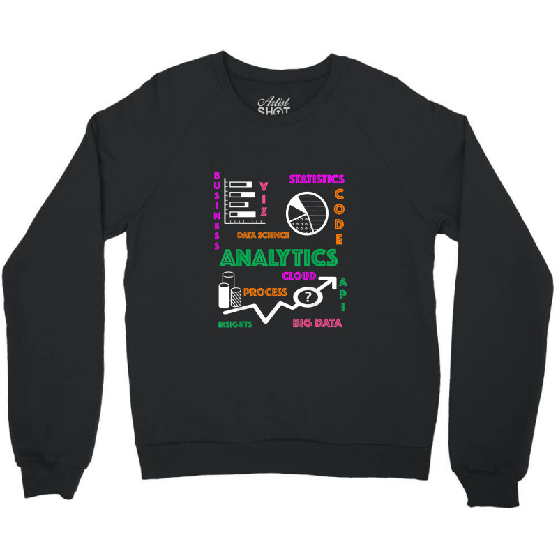 Analytics Field Science Crewneck Sweatshirt by YenNgoc | Artistshot