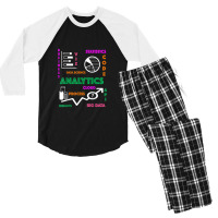 Analytics Field Science Men's 3/4 Sleeve Pajama Set | Artistshot