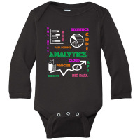 Analytics Field Science Long Sleeve Baby Bodysuit | Artistshot