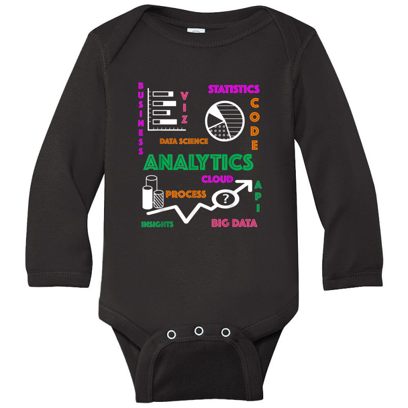 Analytics Field Science Long Sleeve Baby Bodysuit by YenNgoc | Artistshot